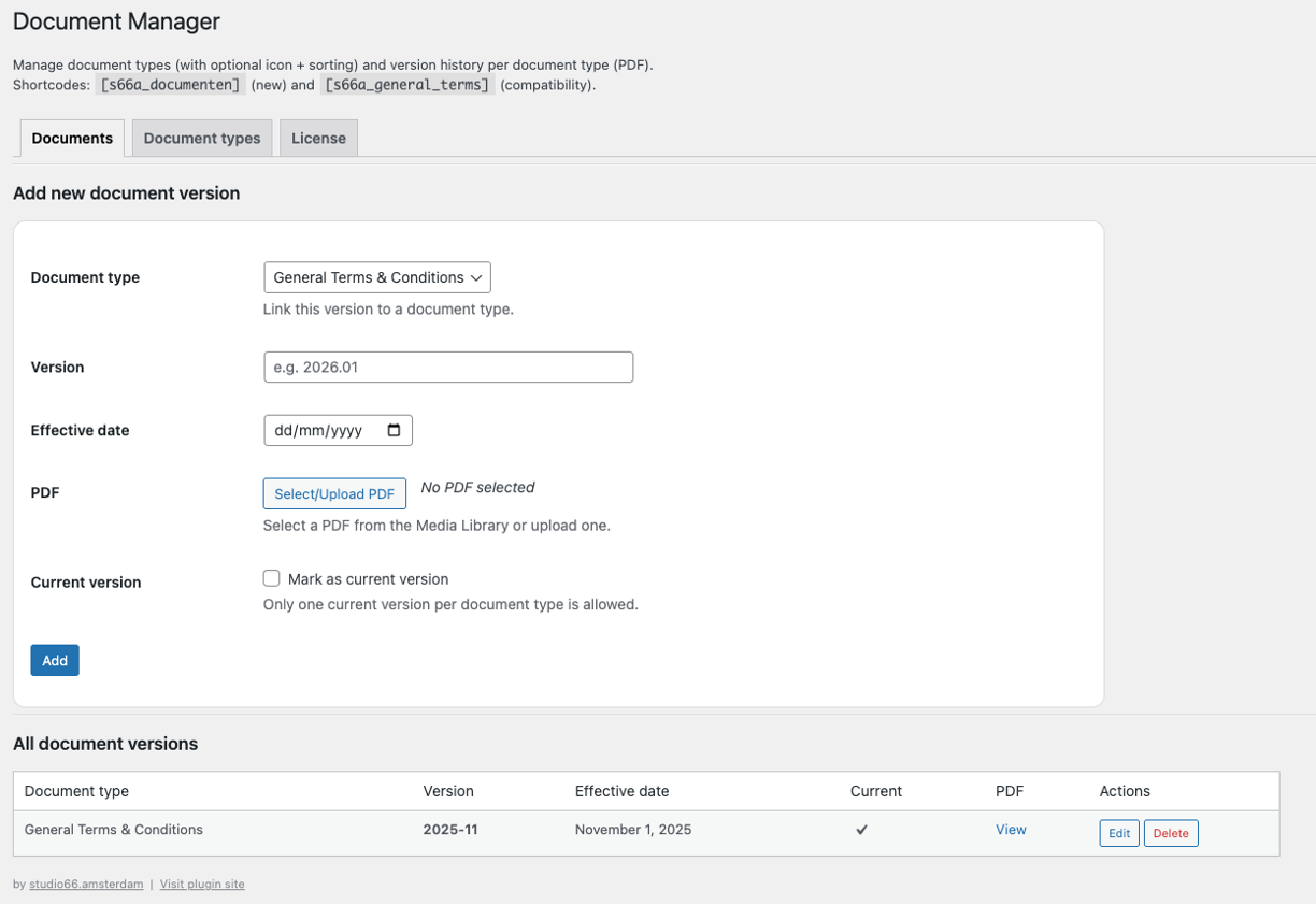 Document Manager (General Terms & others) - Image 3